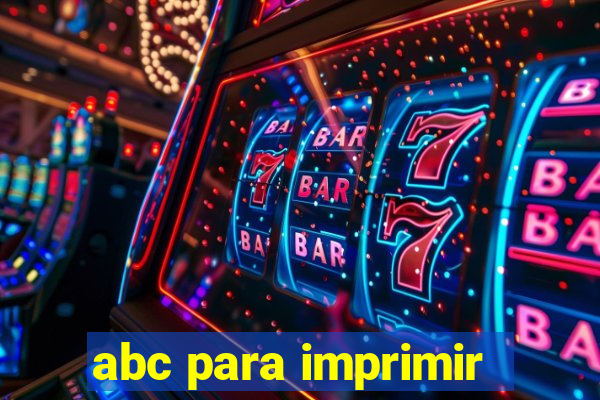 abc para imprimir